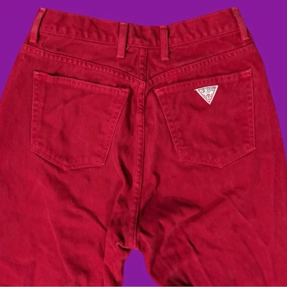90s Guess Jeans (Red) - Picture 3 of 6